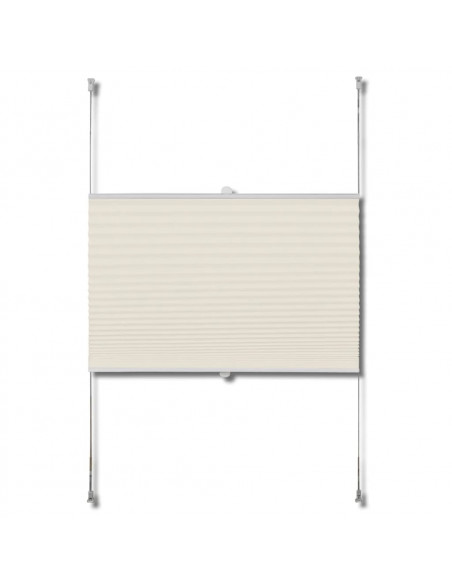 Tenda plissè 110x100cm Crema