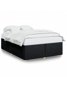 Giroletto senza Materasso Nero 140x200 cm in Tessuto 2