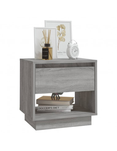 Comodini 2 pz Grigio Sonoma 45x34x44 cm in Truciolato