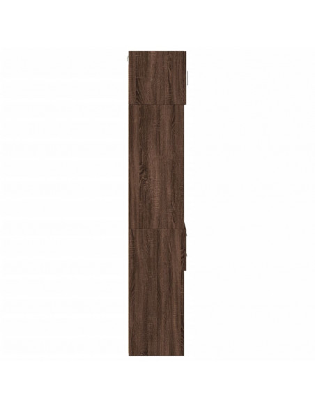 Mobile Sottile Rovere Marrone 45x42,5x225 cm in Truciolato