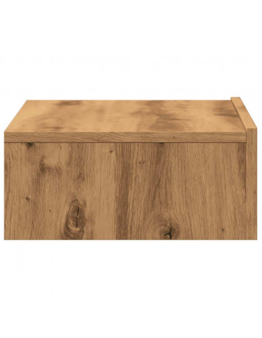 Mobili Porta TV Luci LED 2 pz Rovere Artigianale 60x35x15,5 cm