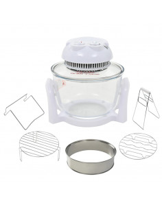 Forno Alogeno a Convezione con Anello di Estensione 800 W 10 L 2