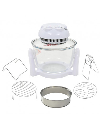 Forno Alogeno a Convezione con Anello di Estensione 800 W 10 L