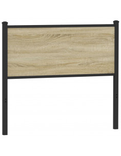 Testiera Sonoma 107 cm in Legno Multistrato e Acciaio