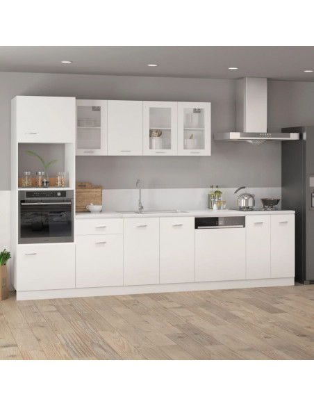 Armadio con Cassetto Bianco 50x46x81,5 cm in Legno Multistrato