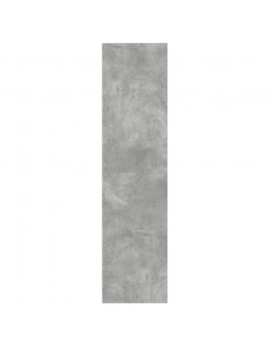 Armadio Grigio Cemento 50x50x200 cm in Legno Multistrato