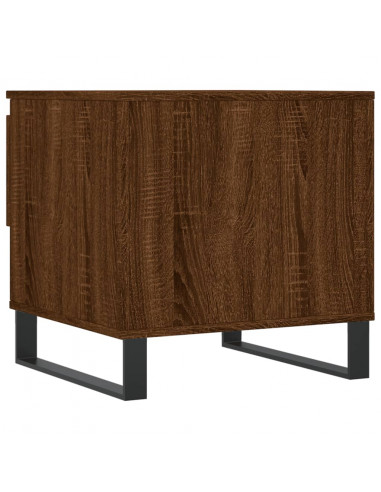 Tavolino da Salotto Rovere Marrone 50x46x50cm Legno Multistrato