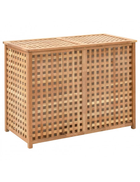 Portabiancheria 87,5x46x67 cm in Legno Massello di Noce