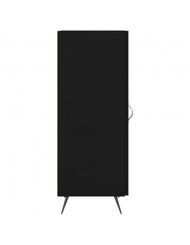 Credenza Nero 34,5x34x90 cm in Legno Multistrato