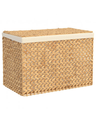 Cesto Portabiancheria a 3 Sezioni 75x42,5x52cm Giacinto d'Acqua