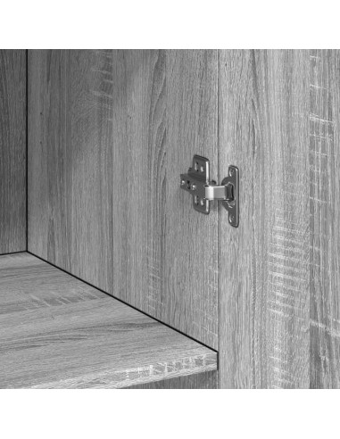 Armadietto Grigio Sonoma 70x42,5x225 cm in Truciolato