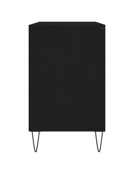 Scarpiera Nera 102x36x60 cm in Legno Multistrato