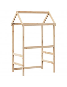 Tetto per Letto Bambini 118x70x176,5 cm Legno Massello di Pino