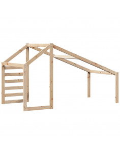 Tetto per Letto Bambini 188x97x113 cm in Legno Massello di Pino