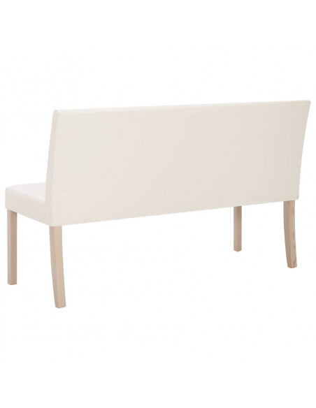 Panca 139,5 cm Crema in Similpelle
