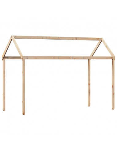 Tetto per Letto Bambini 217x85,5x154 cm Legno Massello di Pino