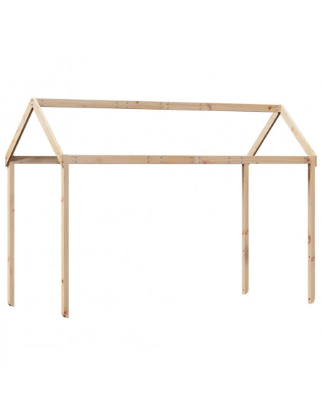 Tetto per Letto Bambini 217x85,5x154 cm Legno Massello di Pino