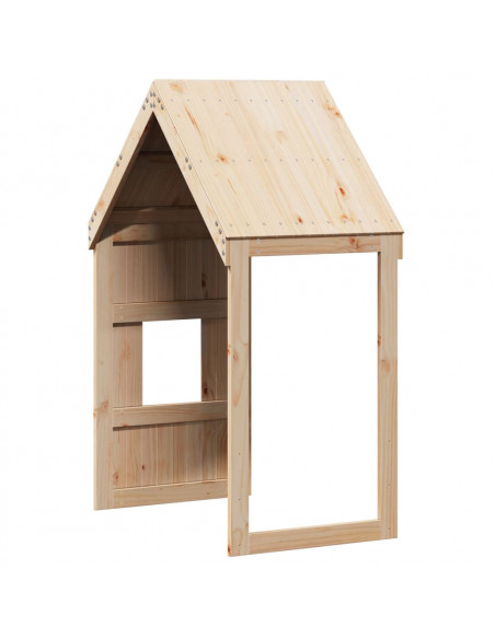 Tetto per Letto Bambini 60x89x134,5cm in Legno Massello di Pino