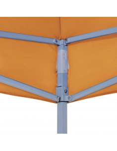 Tetto per Tendone per Feste 4,5x3 m Arancione 270 g/m²