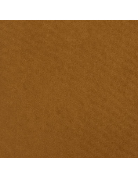 Poggiapiedi Marrone 60x60x36 cm in Velluto
