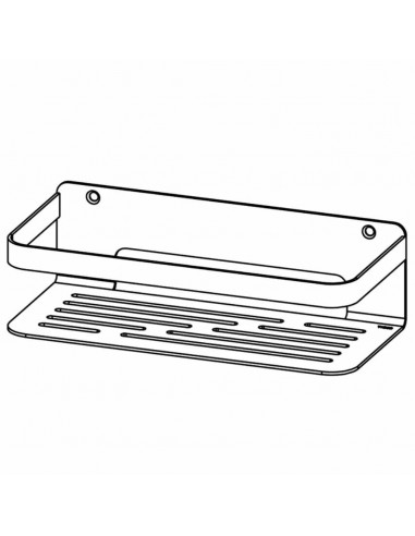 Tiger Mensola da Bagno Caddy Argentata 1400030946