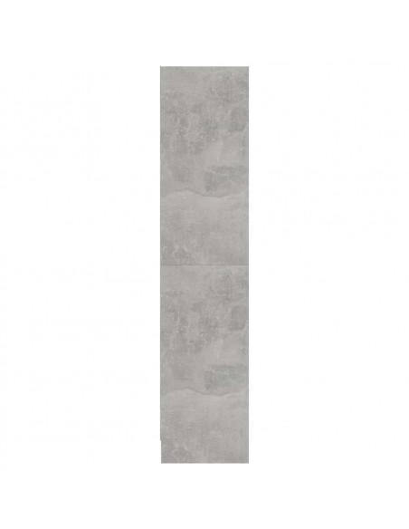 Libreria a 3 Ripiani Cemento 60x24x109 cm in Legno Multistrato