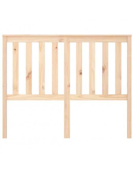 Testiera per Letto 126x6x101 cm in Legno Massello di Pino