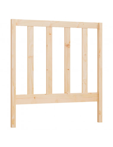 Testiera per Letto 95x4x100 cm in Legno Massello di Pino