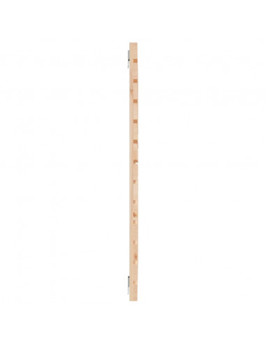 Testiera da Parete 146x3x91,5 cm in Legno Massello di Pino