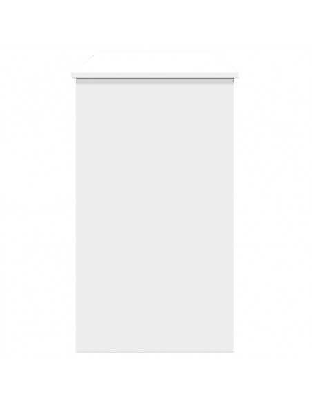 Toeletta con Specchio Bianco 100x45x76 cm