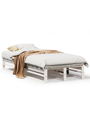 Giroletto Bianco 90x200 cm in Legno Massello di Pino