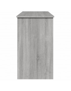 Toeletta con Specchio Grigio Sonoma 100x45x76 cm