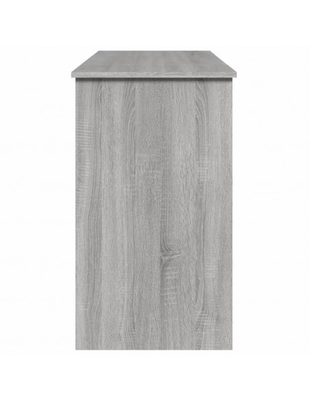 Toeletta con Specchio Grigio Sonoma 100x45x76 cm