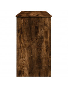 Toeletta con Specchio Rovere Fumo 100x45x76 cm