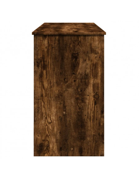 Toeletta con Specchio Rovere Fumo 100x45x76 cm