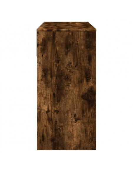 Toeletta con Specchio Rovere Fumo 80x39x80 cm