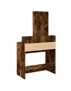 Toeletta con Specchio Rovere Fumo 80x41x144,5 cm