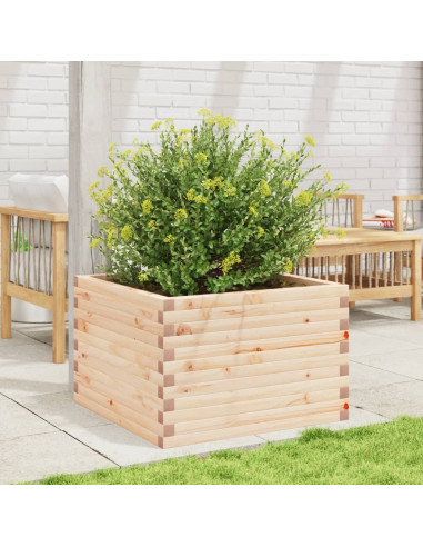 Fioriera da Giardino 70x70x45,5 cm in Legno Massello di Pino