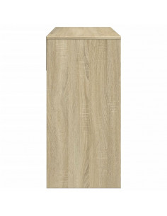 Toeletta con Specchio Rovere Sonoma 80x39x80 cm