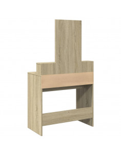 Toeletta con Specchio Rovere Sonoma 80x41x144,5 cm