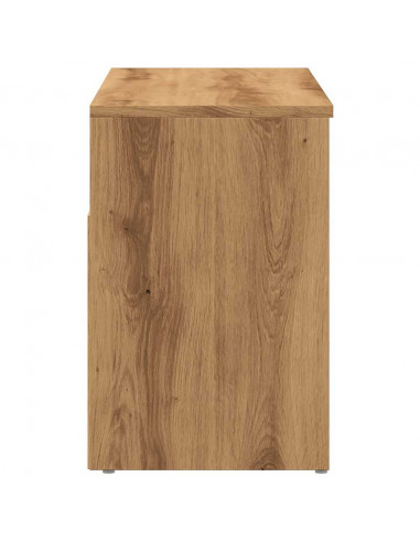 Scarpiera Rovere Artigianale 80x30x45 cm in Legno Multistrato