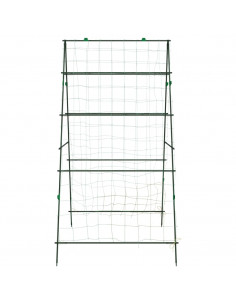 Tralicci Giardino per Piante Rampicanti 4pz Telaio ad A Acciaio