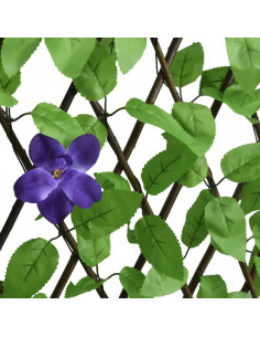 Traliccio Edera Artificiale Espandibile Verde 180x70 cm