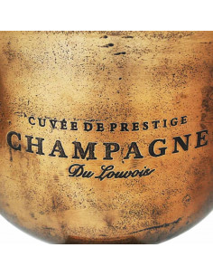 Trofeo Coppa Champagne Cooler Rame Marrone