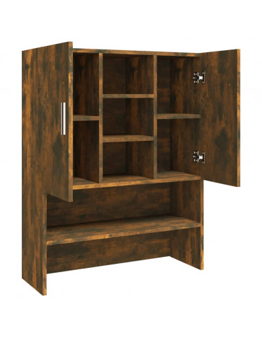 Mobile per Lavatrice Rovere Fumo in Legno Multistrato