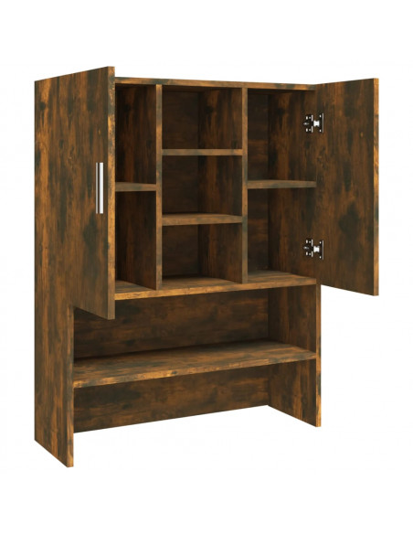 Mobile per Lavatrice Rovere Fumo in Legno Multistrato