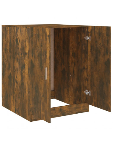 Mobile per Lavatrice Rovere Fumo in Legno Multistrato