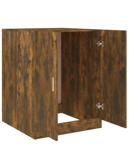 Mobile per Lavatrice Rovere Fumo in Legno Multistrato