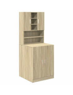 Mobili Lavatrice 2pz Rovere Sonoma in Legno Multistrato 2
