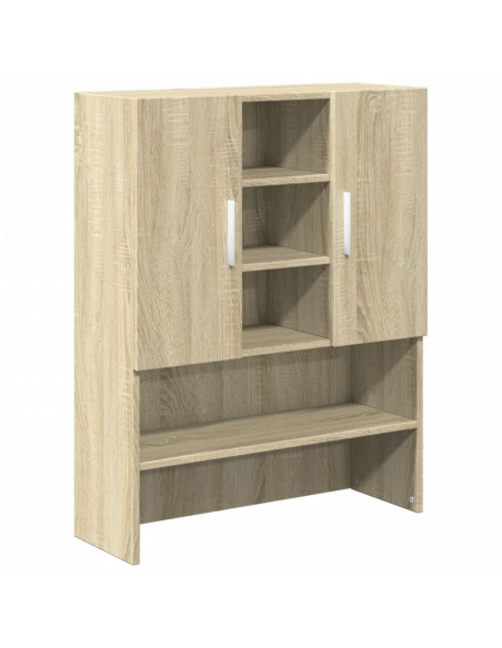 Mobili Lavatrice 2pz Rovere Sonoma in Legno Multistrato